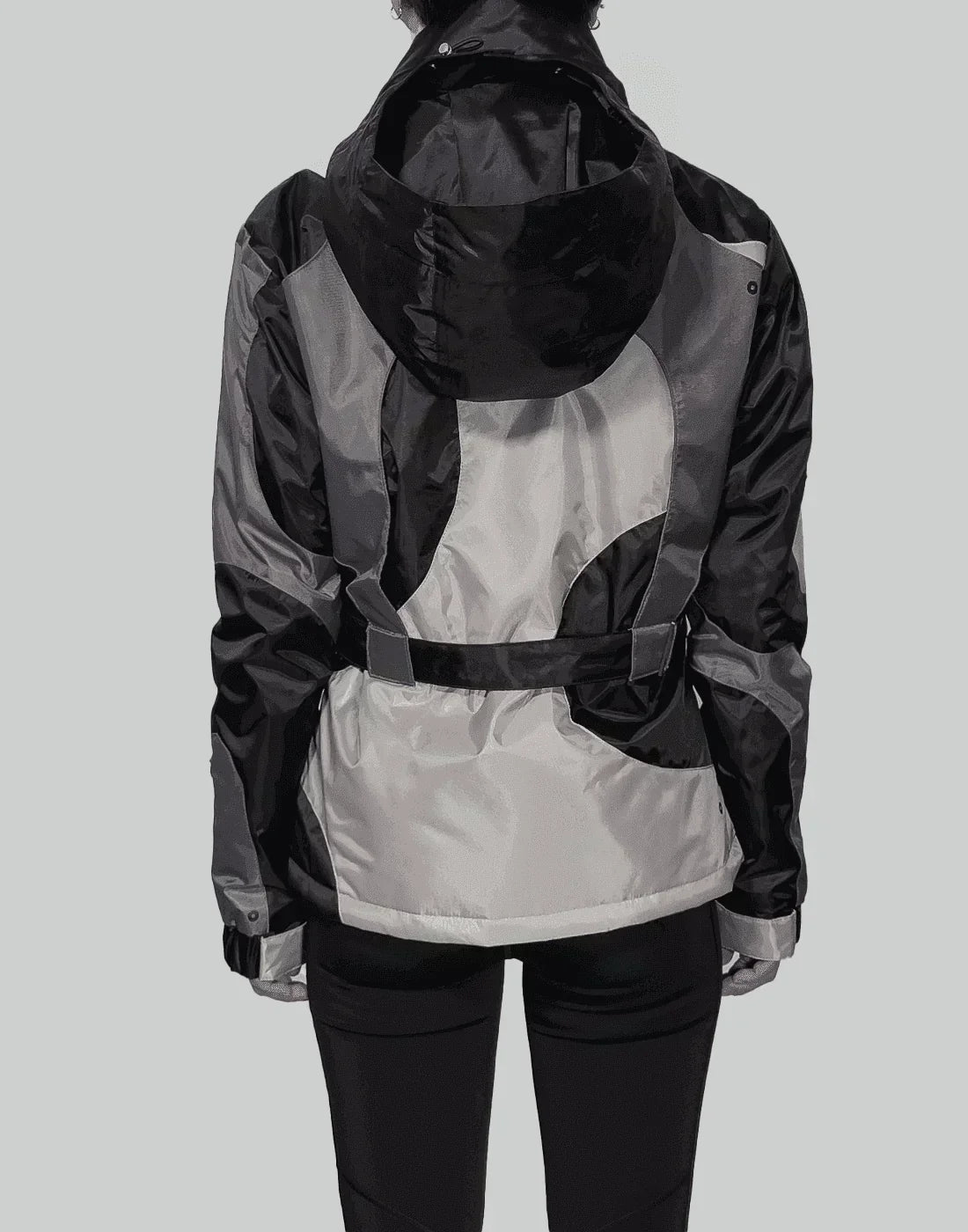 HELIOT EMIL - CROPPED BELTED PARKA - 082plus