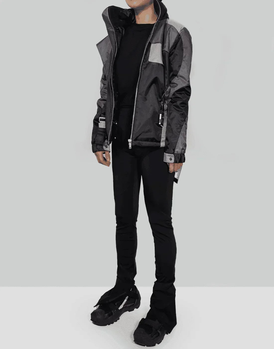 HELIOT EMIL - CROPPED BELTED PARKA - 082plus