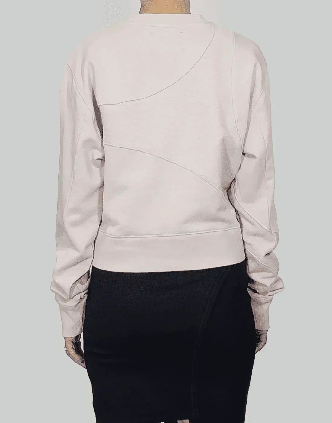 HELIOT EMIL - CROPPED CREWNECK - 082plus