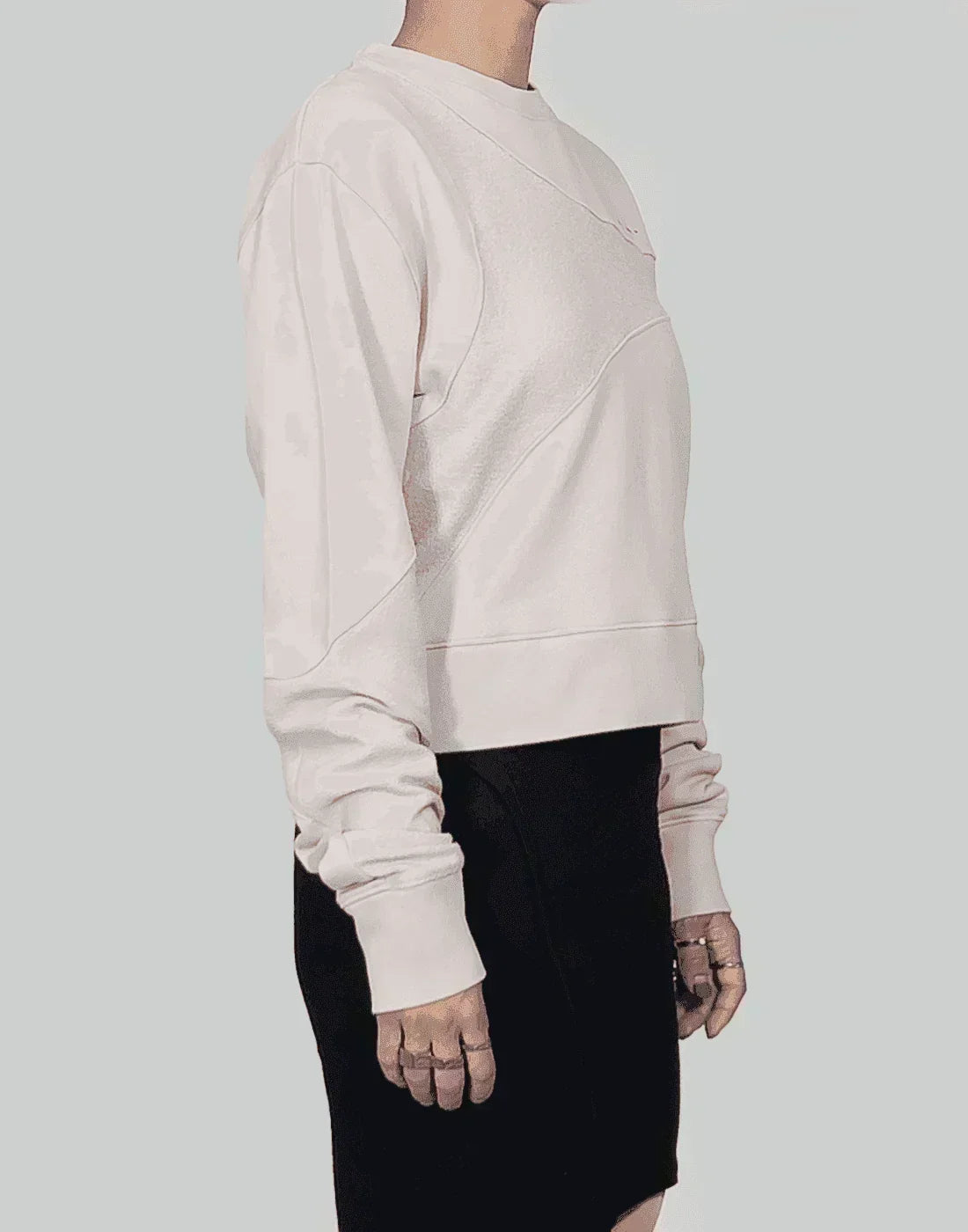 HELIOT EMIL - CROPPED CREWNECK - 082plus