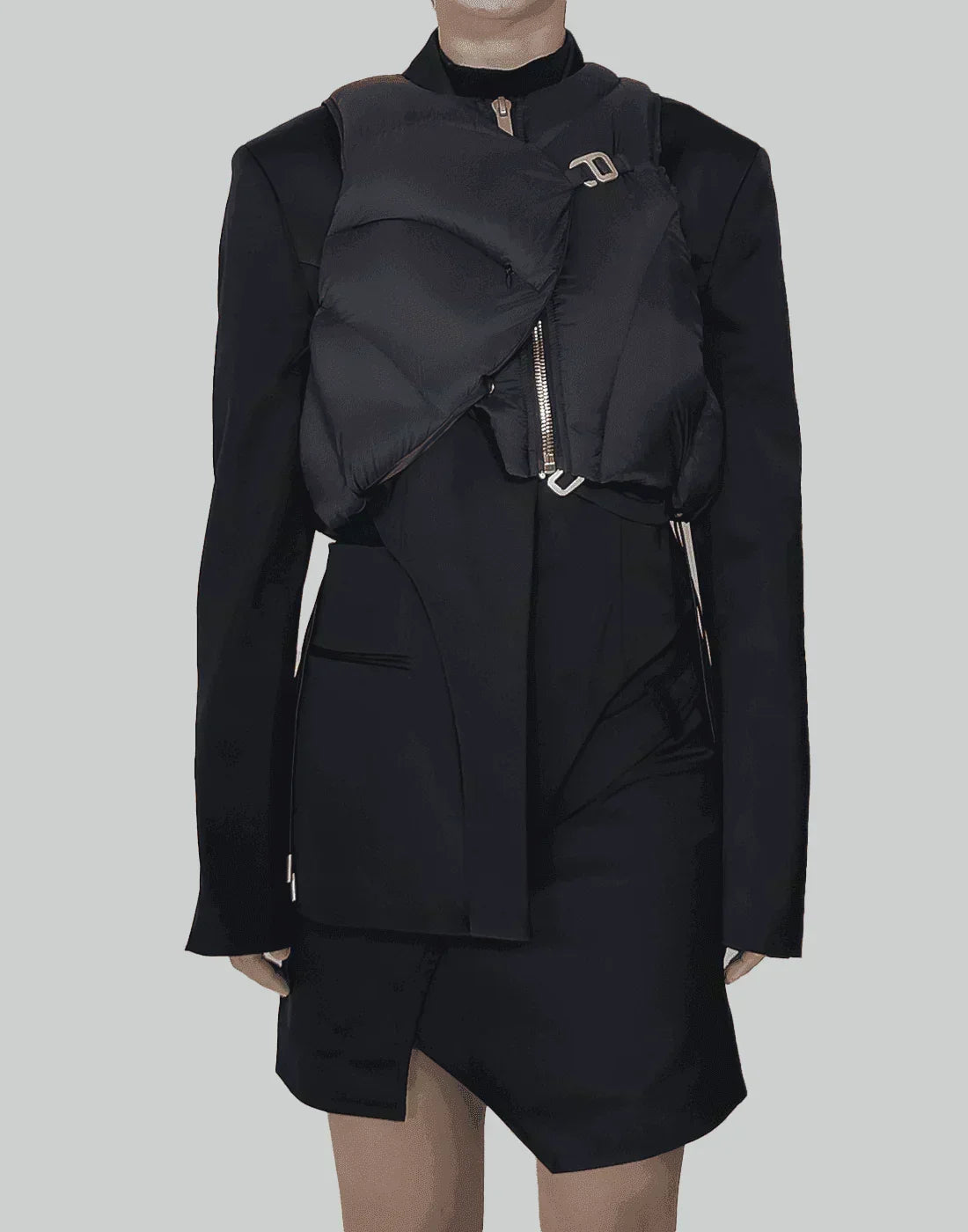 HELIOT EMIL - CROPPED DOWN VEST - 082plus