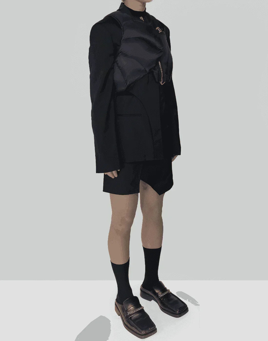 HELIOT EMIL - CROPPED DOWN VEST - 082plus