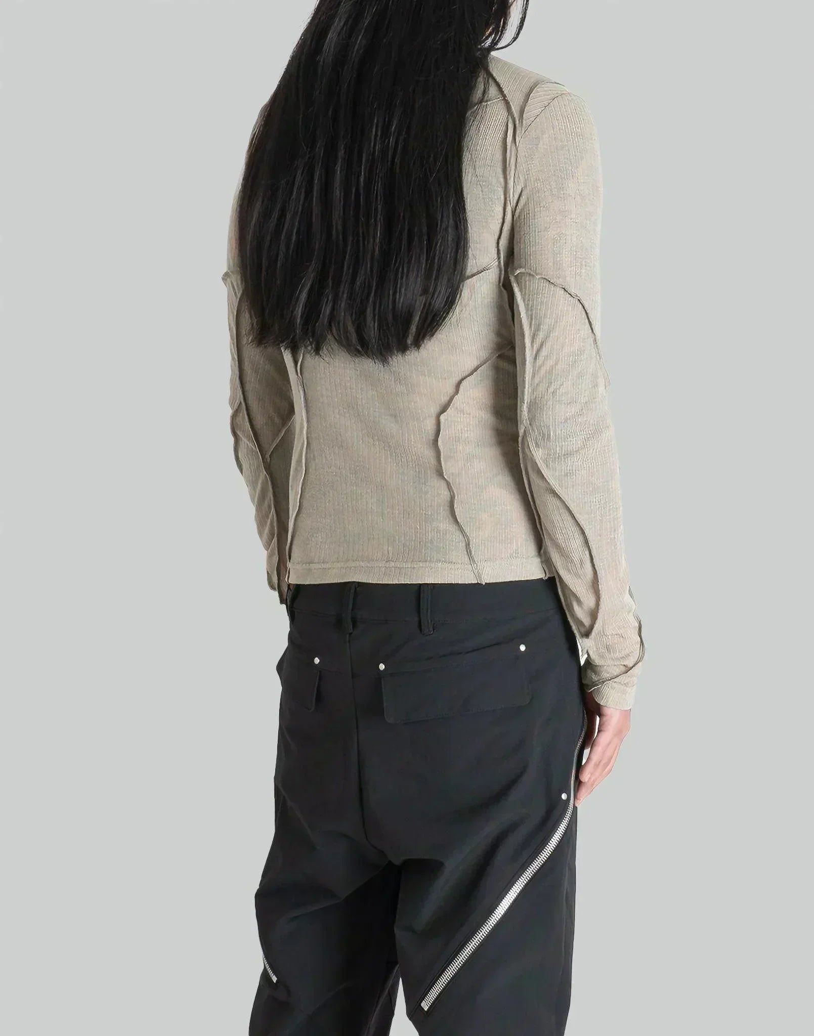 HELIOT EMIL - CRYOSPHERE SHEER T-SHIRT - 082plus