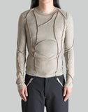 HELIOT EMIL - CRYOSPHERE SHEER T-SHIRT - 082plus