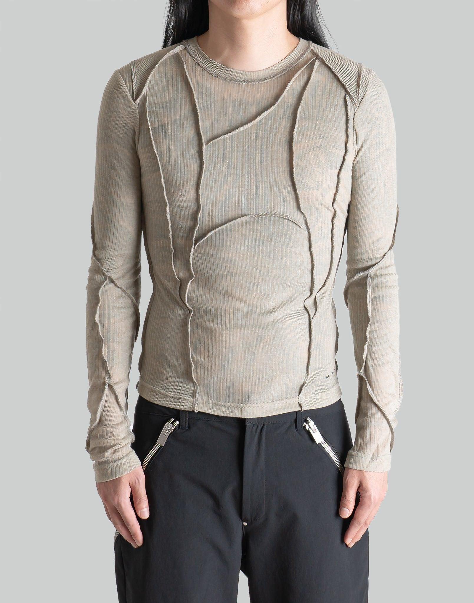 HELIOT EMIL - CRYOSPHERE SHEER T-SHIRT - 082plus