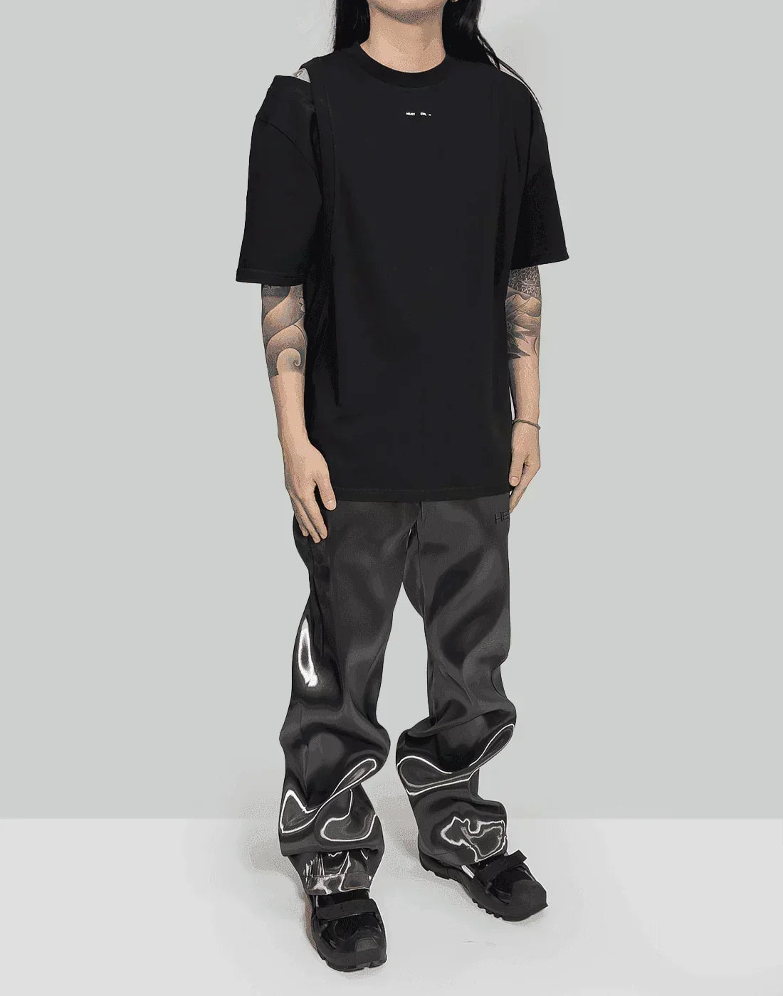 HELIOT EMIL - DECONSTRUCTED T-SHIRT - 082plus