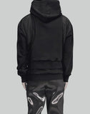 HELIOT EMIL - DECONSTRUCTED TECH HOODIE - 082plus