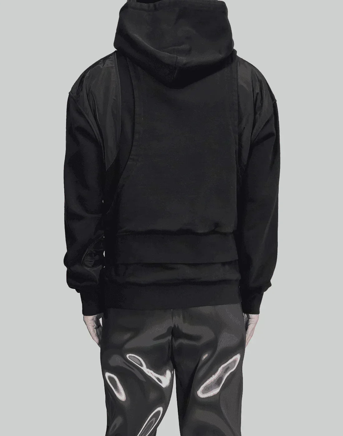 HELIOT EMIL - DECONSTRUCTED TECH HOODIE - 082plus