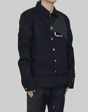 HELIOT EMIL - DENIM JACKET W. CARABINER - 082plus