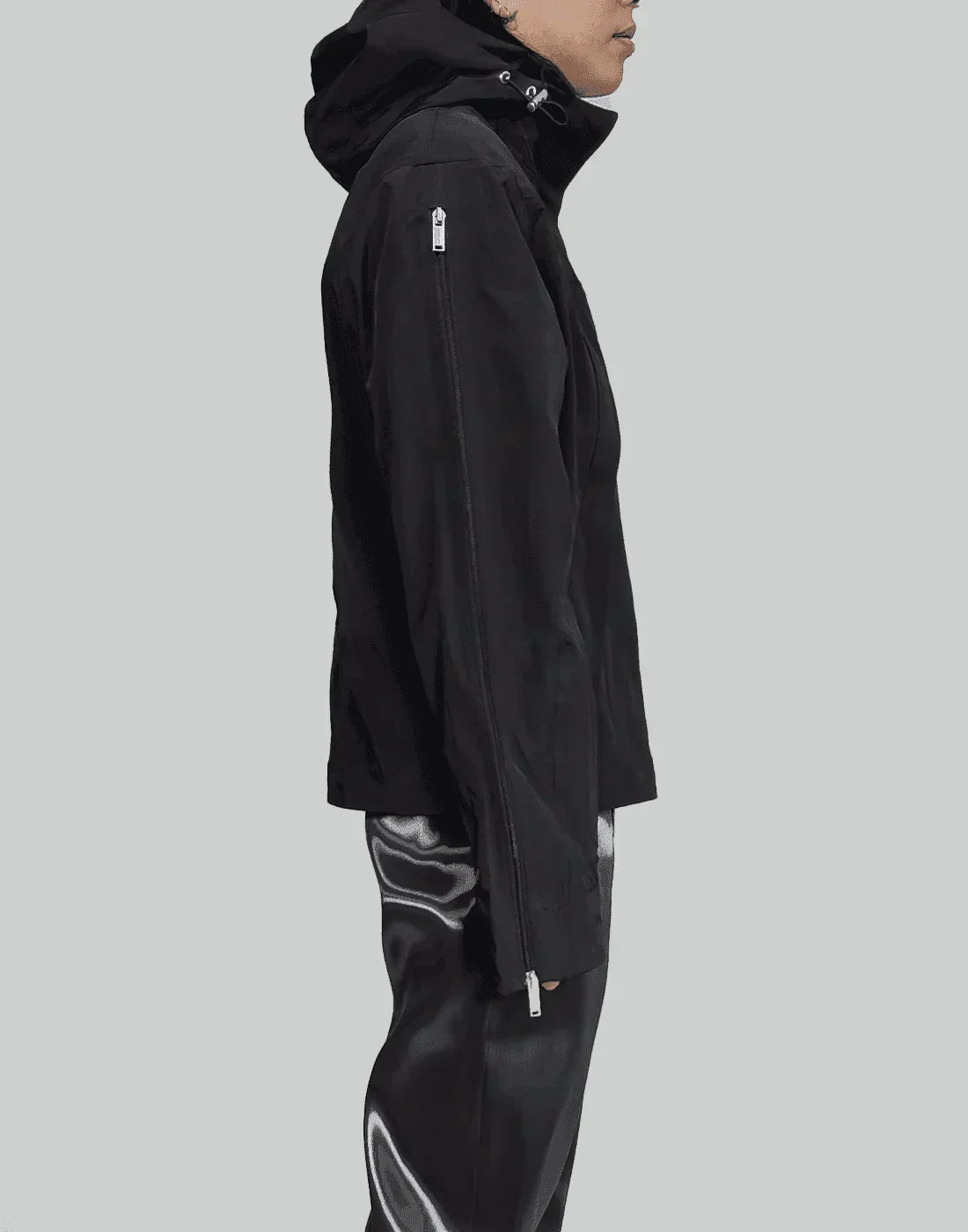 HELIOT EMIL - DIAGONAL ZIP TECHNICAL JACKET - 082plus