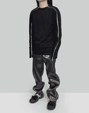 HELIOT EMIL - DOUBLE ZIP CREWNECK - 082plus