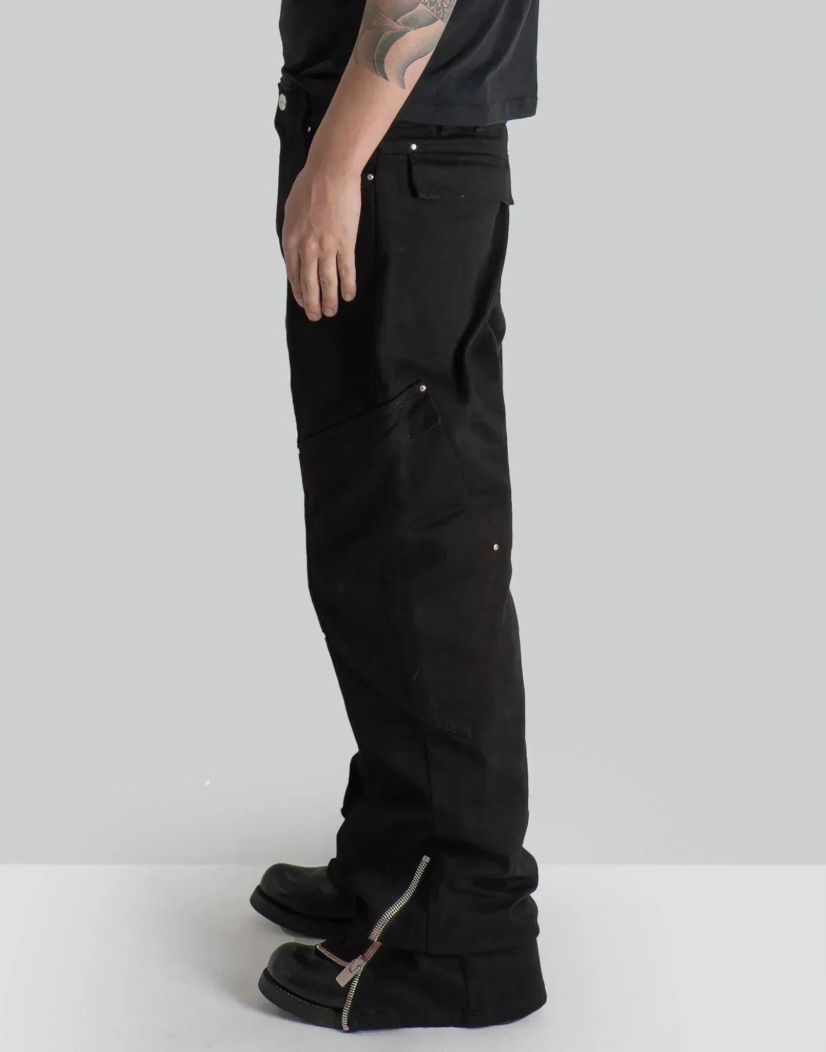 HELIOT EMIL - HOLONOMIC POCKET DENIM CARGO - 082plus