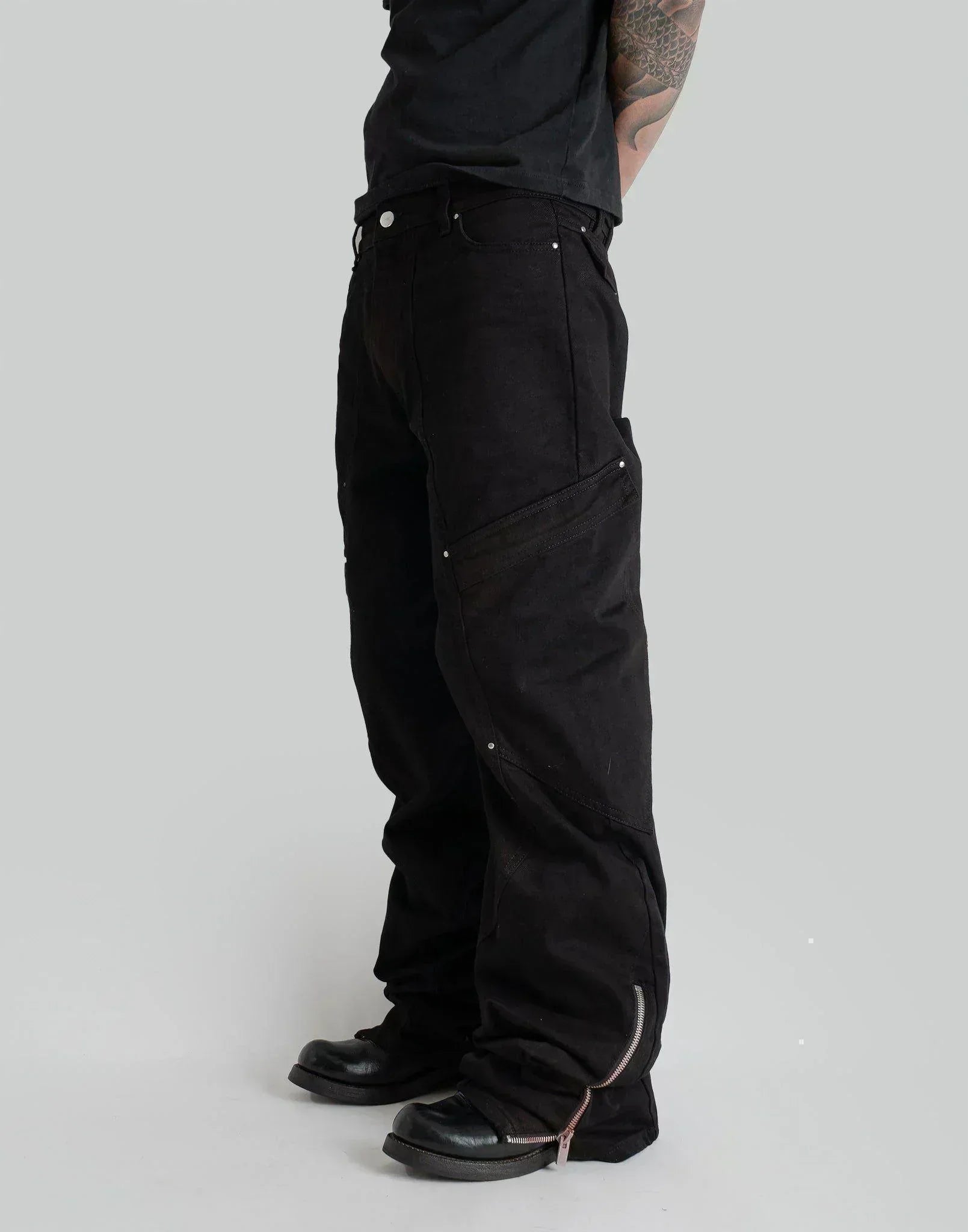 HELIOT EMIL - HOLONOMIC POCKET DENIM CARGO - 082plus
