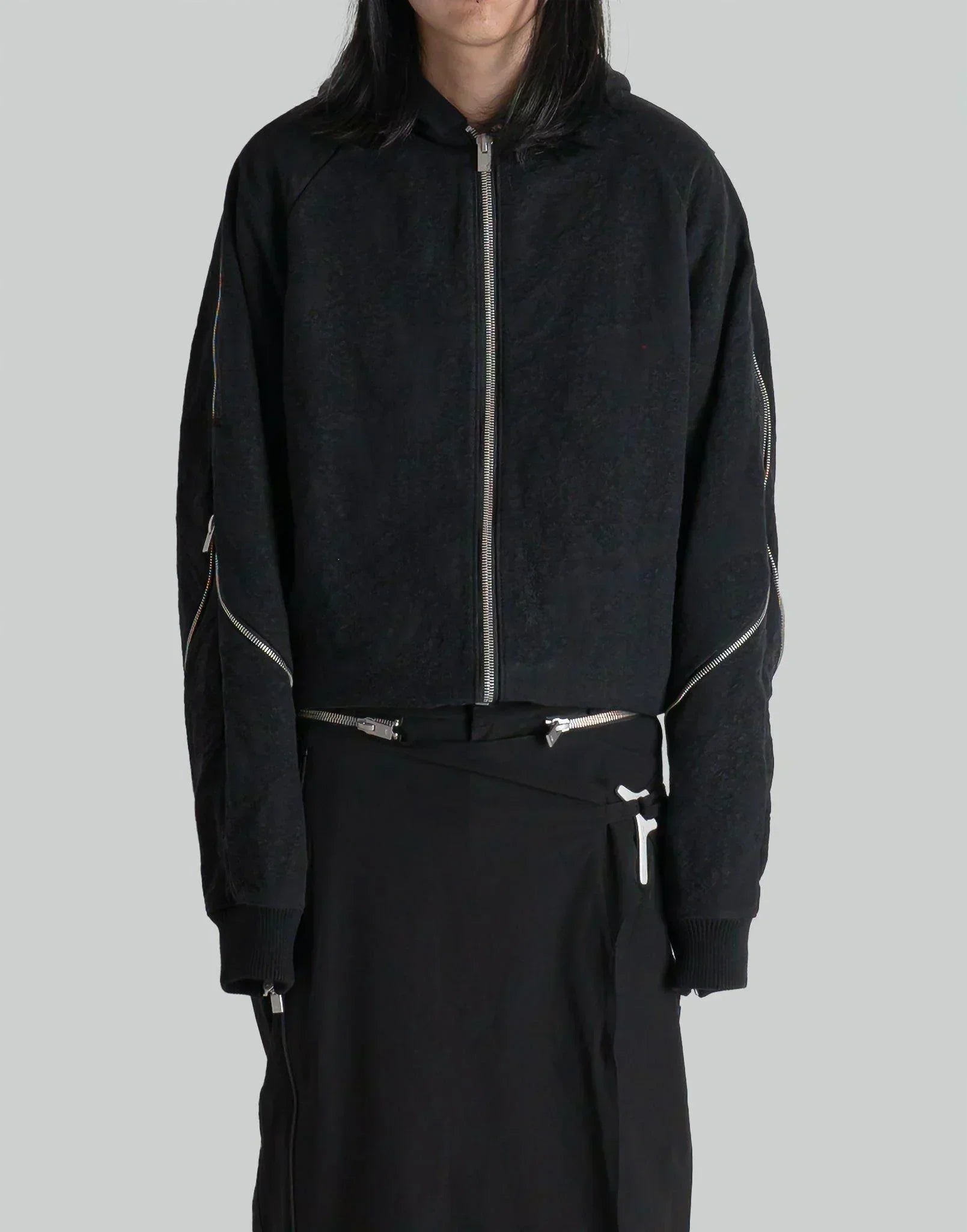 HELIOT EMIL - HOMOGENEOUS ZIP HOODIE - 082plus