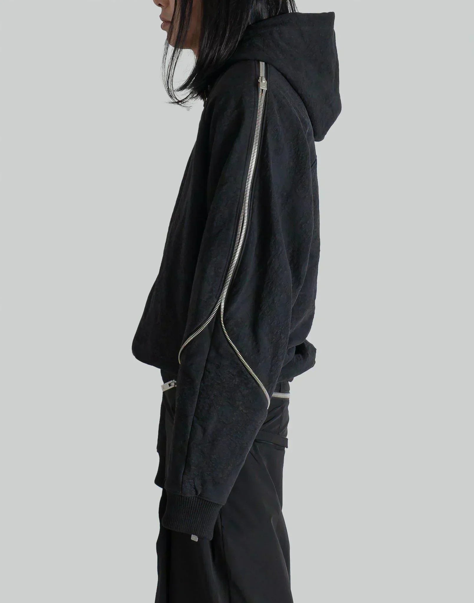HELIOT EMIL - HOMOGENEOUS ZIP HOODIE - 082plus