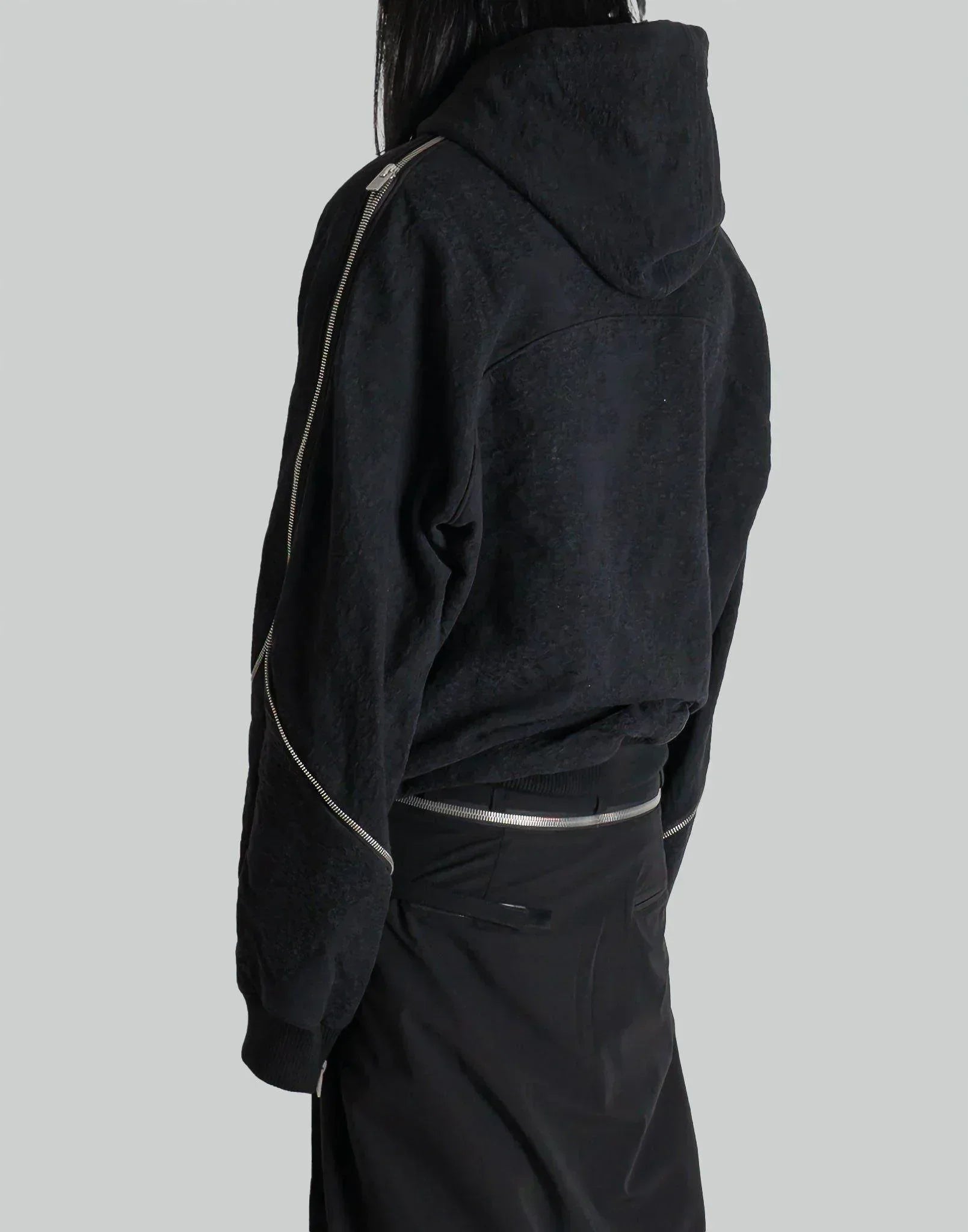 HELIOT EMIL - HOMOGENEOUS ZIP HOODIE - 082plus