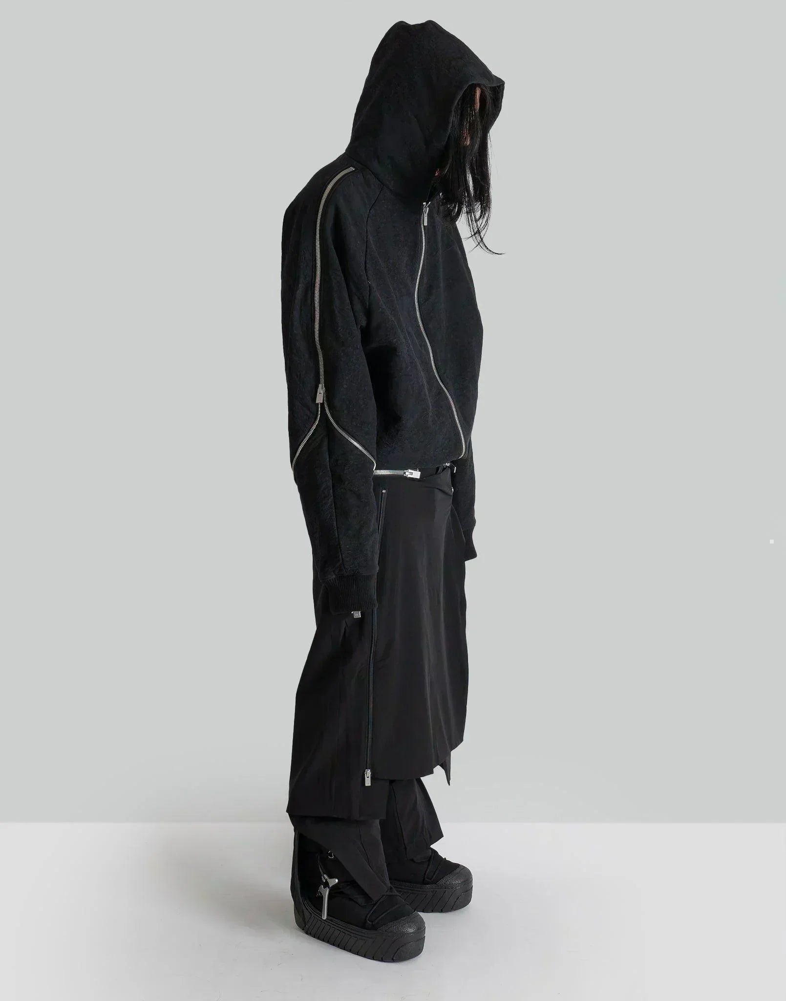 HELIOT EMIL - HOMOGENEOUS ZIP HOODIE - 082plus