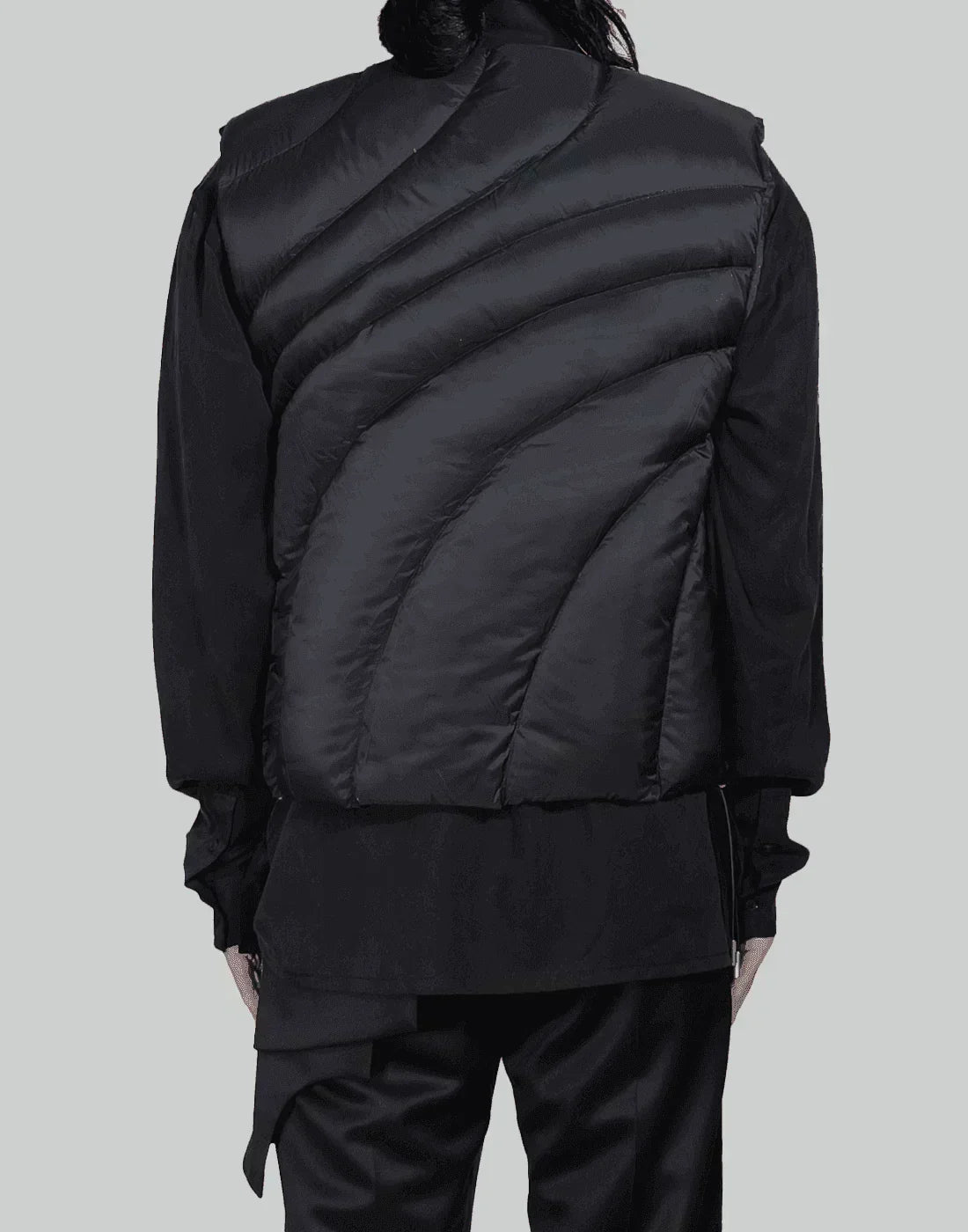 HELIOT EMIL - LAYERED DOWN VEST - 082plus