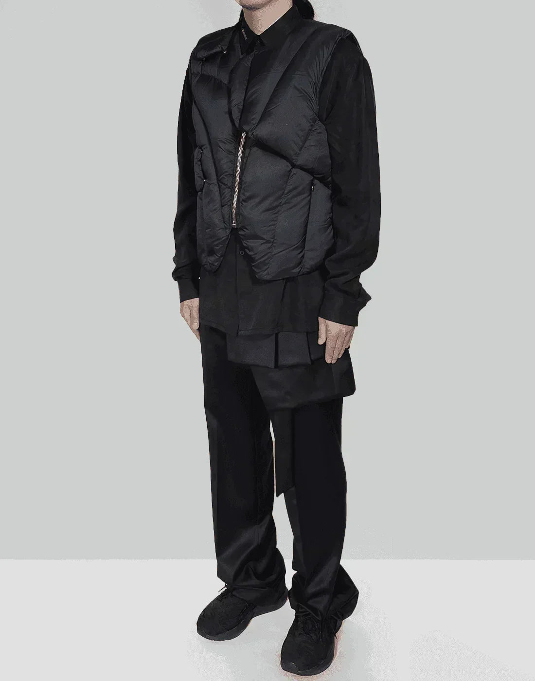 HELIOT EMIL - LAYERED DOWN VEST - 082plus