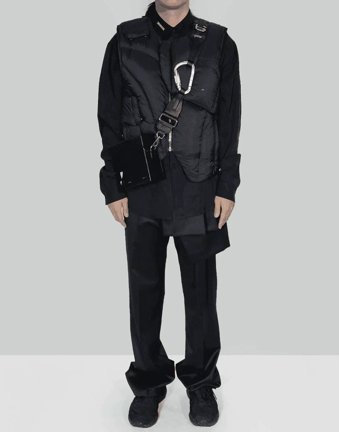HELIOT EMIL - LAYERED DOWN VEST - 082plus