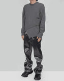 HELIOT EMIL - LAYERED KNIT W. INTARSIA HE LOGO - 082plus