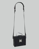 LEATHER CARABINER BOX BAG