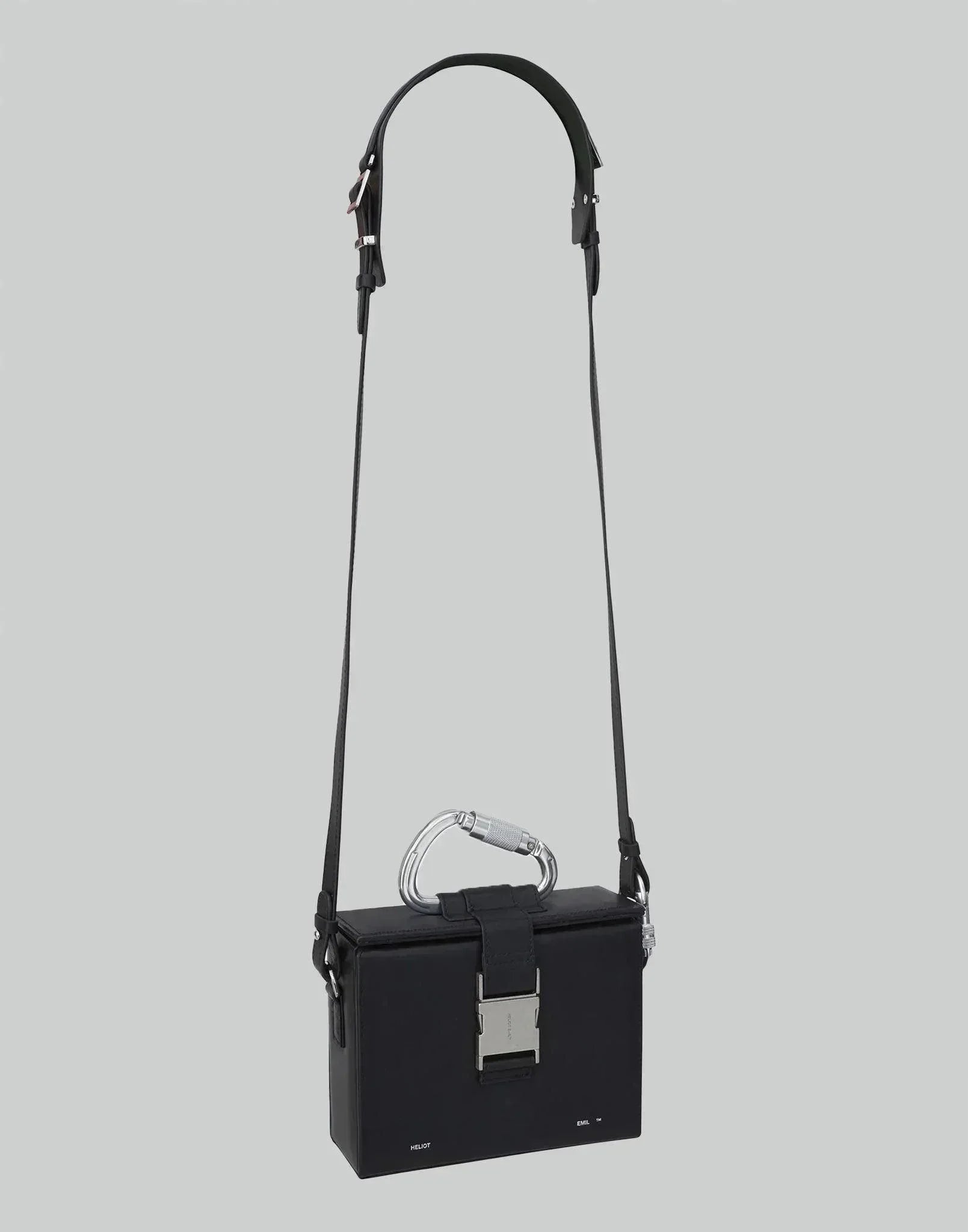 HELIOT EMIL - LEATHER CARABINER BOX BAG - 082plus