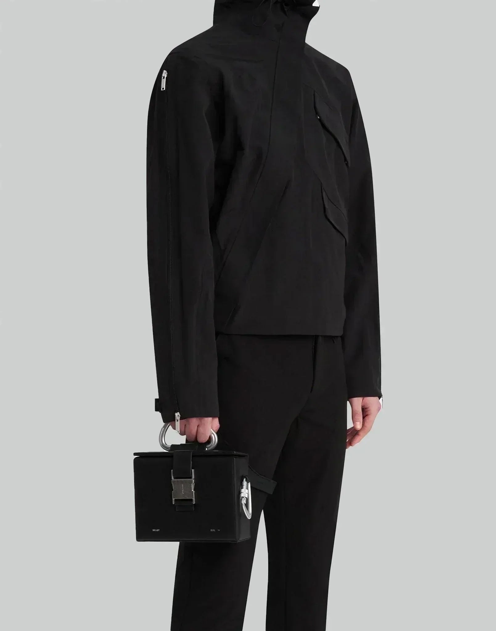 HELIOT EMIL - LEATHER CARABINER BOX BAG - 082plus