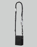 LEATHER STRAP BOX BAG