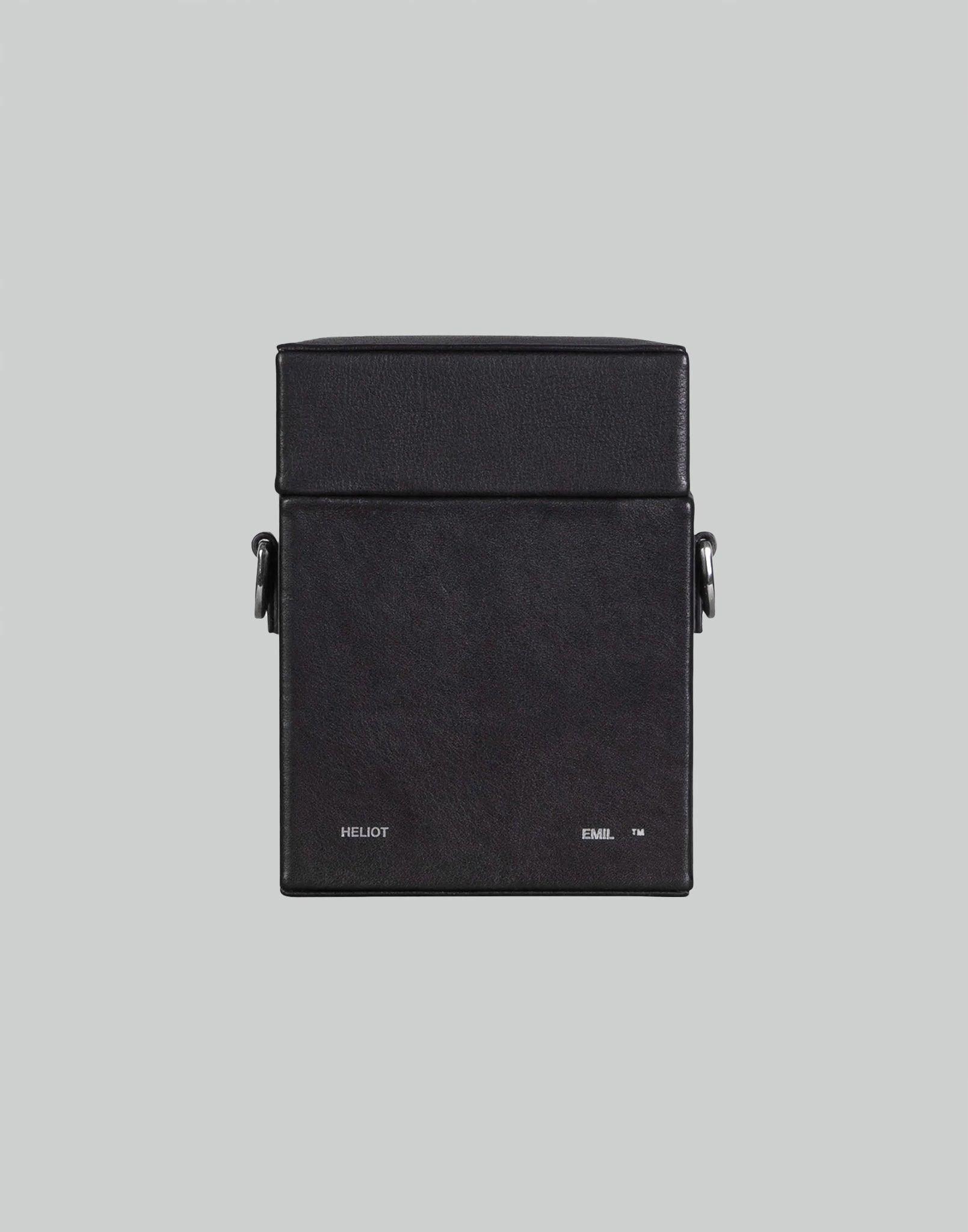 HELIOT EMIL - LEATHER STRAP BOX BAG - 082plus