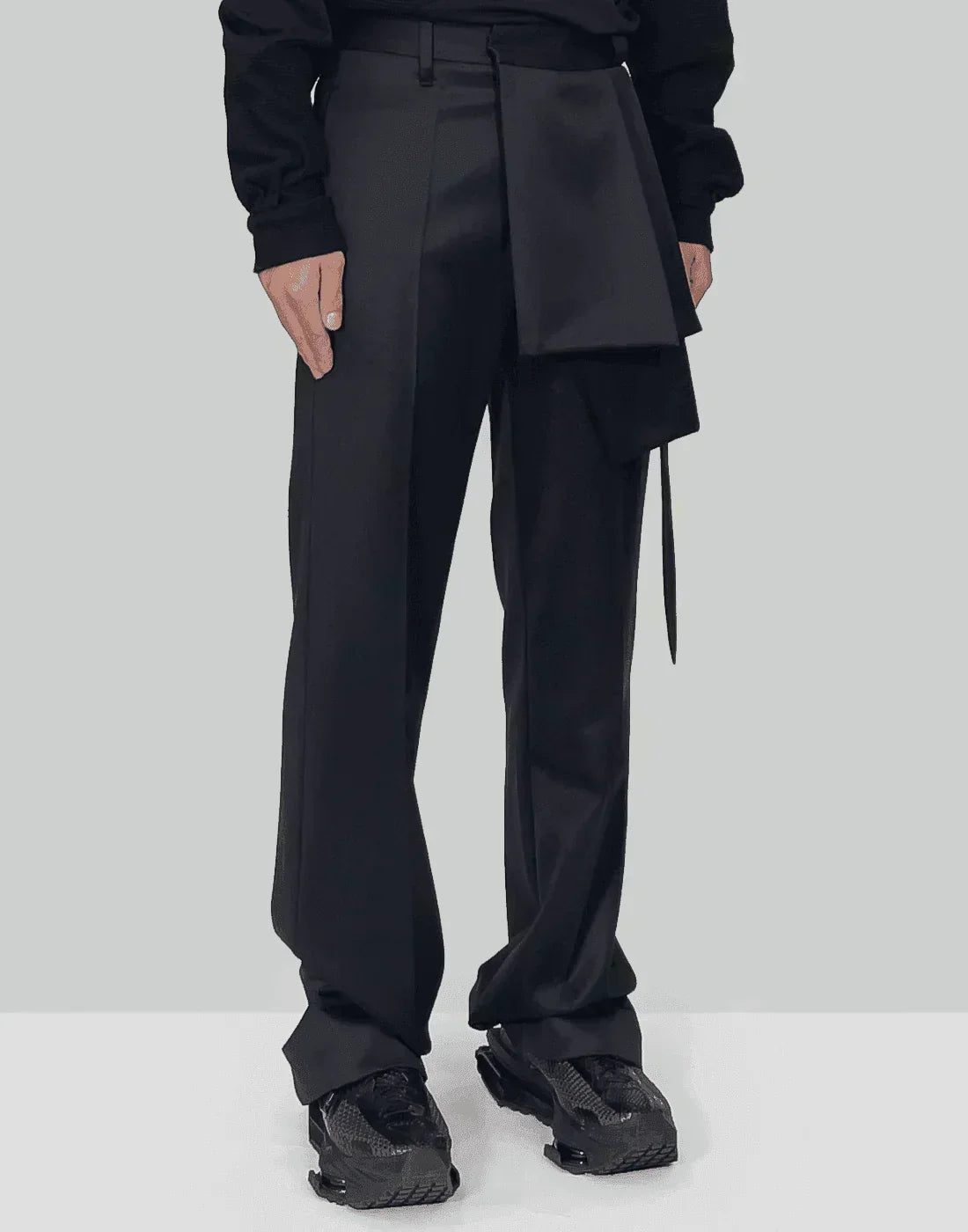 HELIOT EMIL - PANEL TAILORED TROUSERS - 082plus