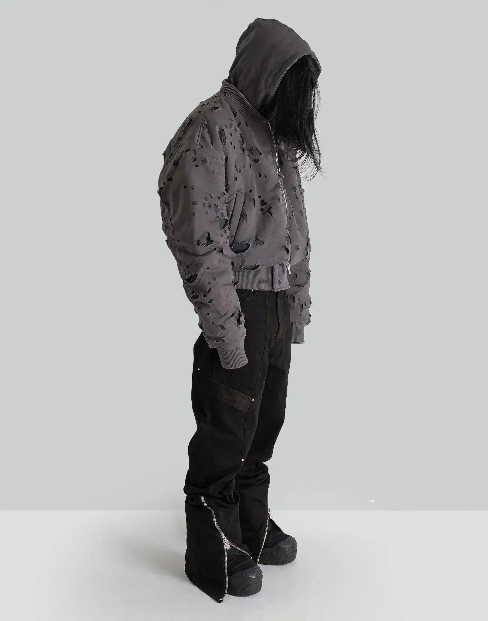 HELIOT EMIL - PNEUMATIC BOMBER JACKET - 082plus