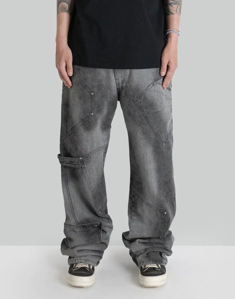 HELIOT EMIL - RIPARIAN DENIM TROUSER - 082plus