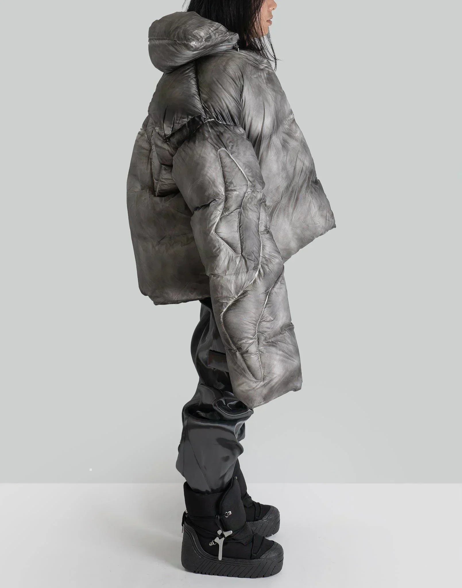 HELIOT EMIL - SCULPTURAL DOWN JACKET - 082plus