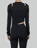 HELIOT EMIL - SHOULDER ZIP TOP - 082plus