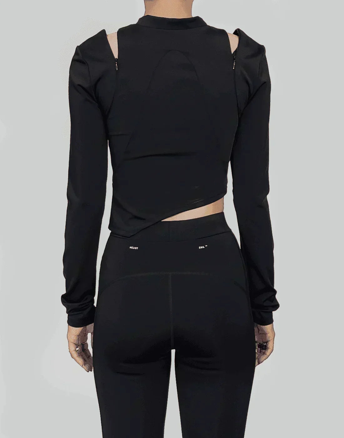 HELIOT EMIL - SHOULDER ZIP TOP - 082plus