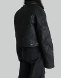 HELIOT EMIL - STIFF LEATHER JACKET - 082plus