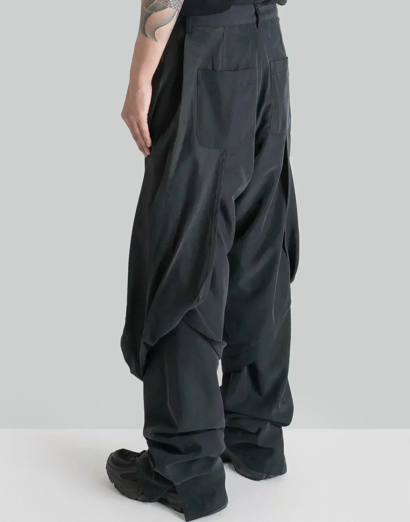 JiyongKim - LAYERED DRAPED TROUSERS - 082plus