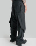 JiyongKim - LAYERED DRAPED TROUSERS - 082plus