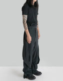 JiyongKim - LAYERED DRAPED TROUSERS - 082plus