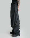 LAYERED DRAPED TROUSERS