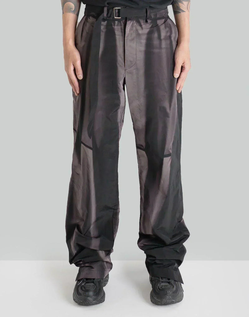 JiyongKim - SUN-BLEACHED BELTED STRAIGHT TROUSERS - 082plus