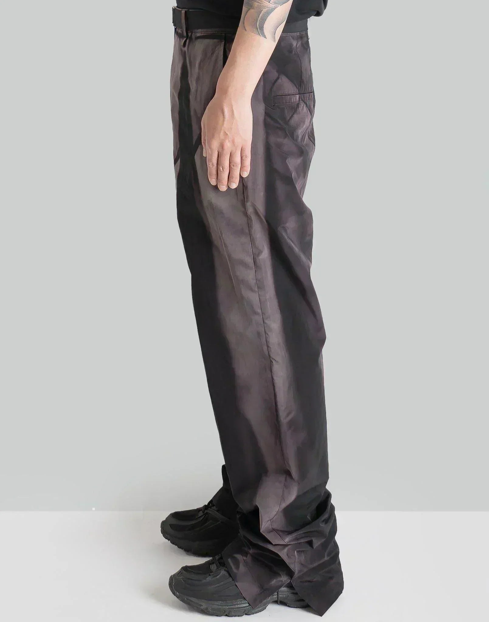 JiyongKim - SUN-BLEACHED BELTED STRAIGHT TROUSERS - 082plus