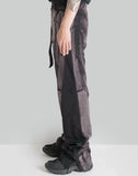 JiyongKim - SUN-BLEACHED BELTED STRAIGHT TROUSERS - 082plus