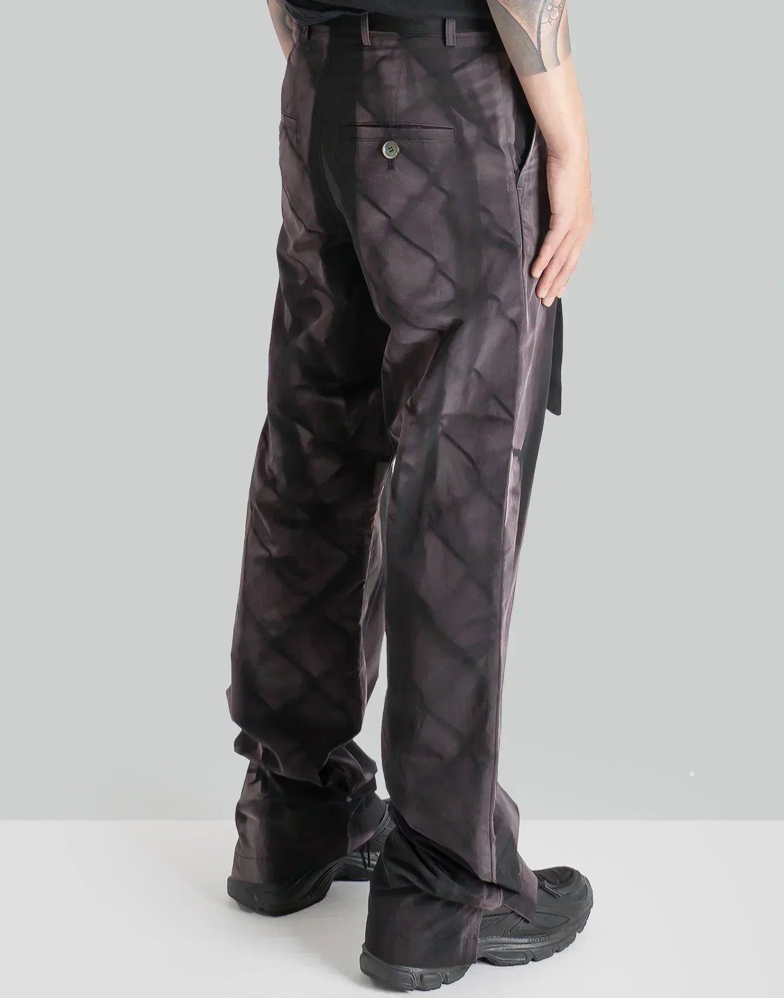 JiyongKim - SUN-BLEACHED BELTED STRAIGHT TROUSERS - 082plus