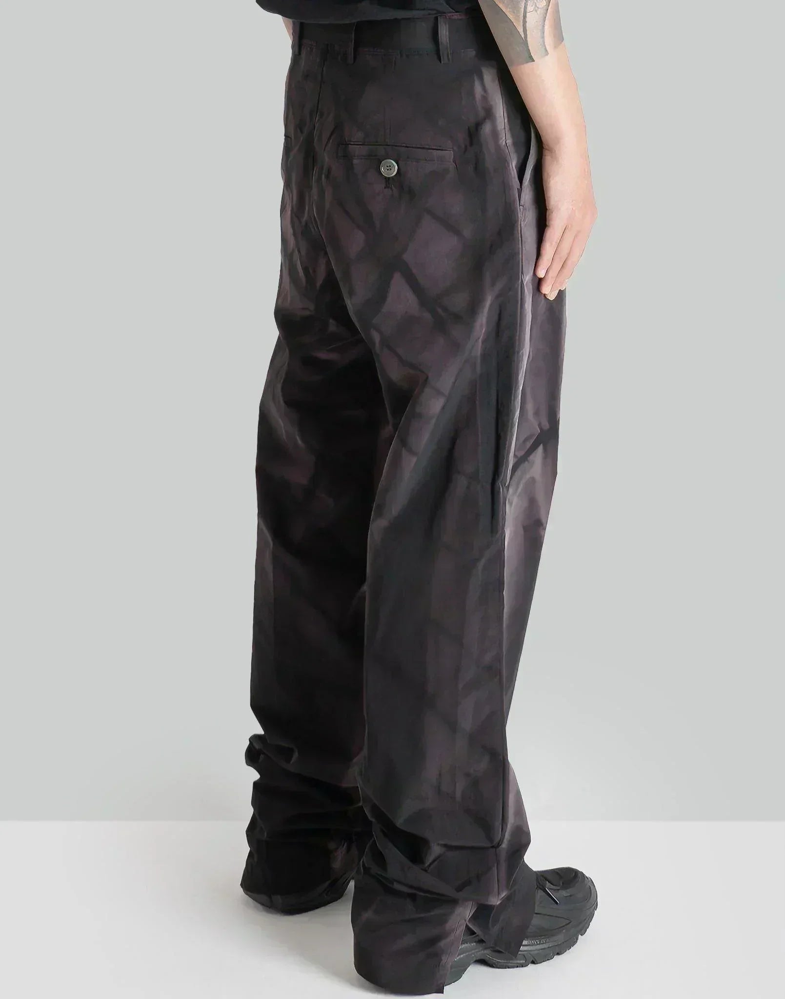 JiyongKim - SUN-BLEACHED BELTED STRAIGHT TROUSERS - 082plus