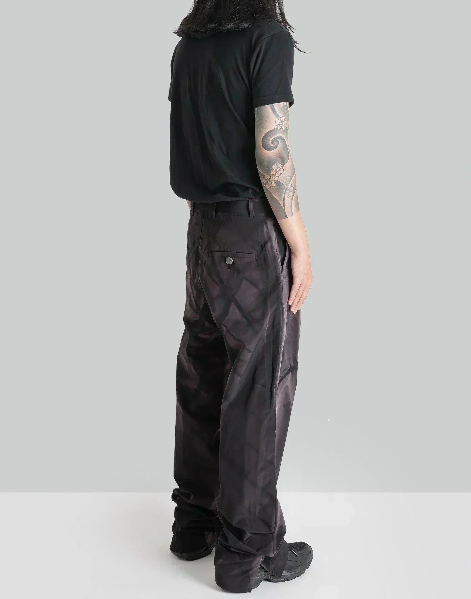 JiyongKim - SUN-BLEACHED BELTED STRAIGHT TROUSERS - 082plus