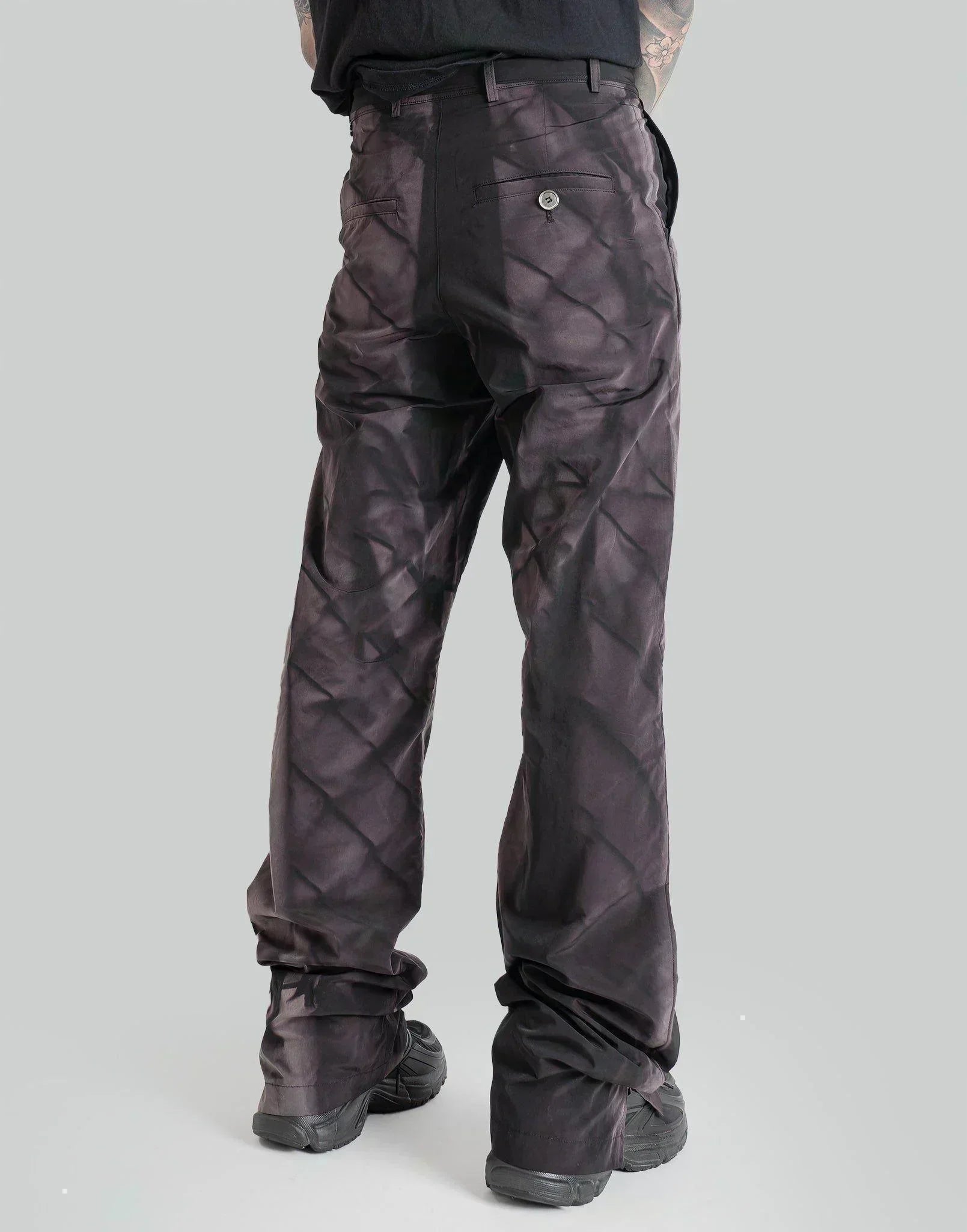 JiyongKim - SUN-BLEACHED BELTED STRAIGHT TROUSERS - 082plus