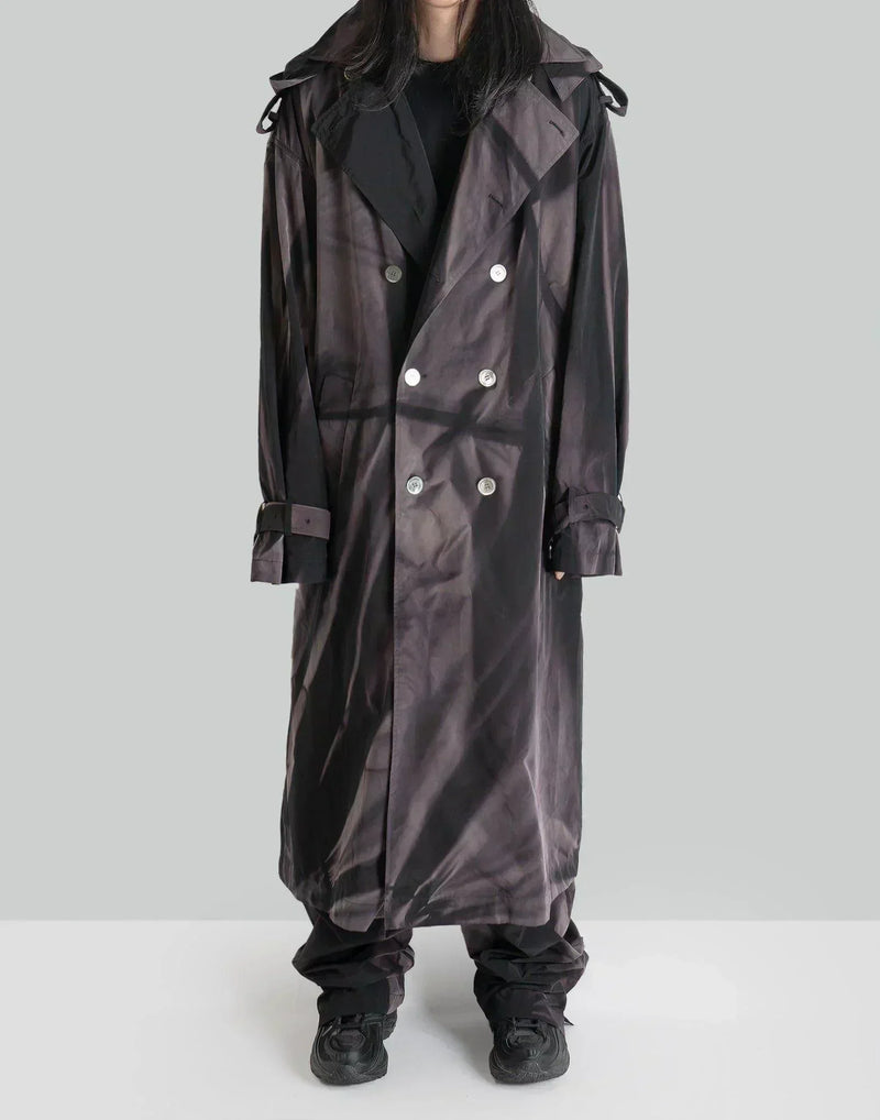 JiyongKim - SUN-BLEACHED BELTED TRENCH JACKET - 082plus