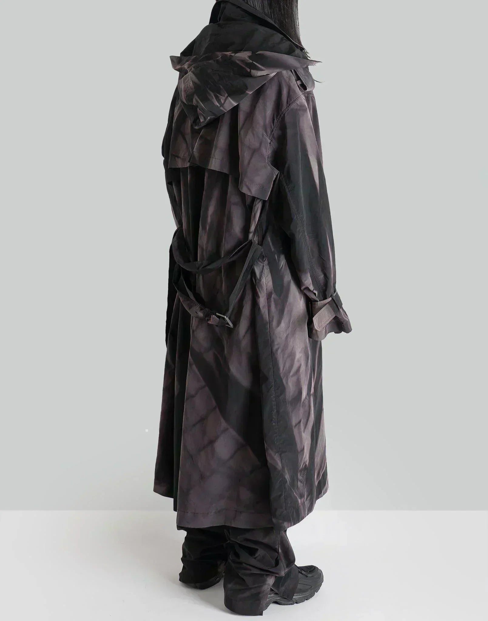 JiyongKim - SUN-BLEACHED BELTED TRENCH JACKET - 082plus